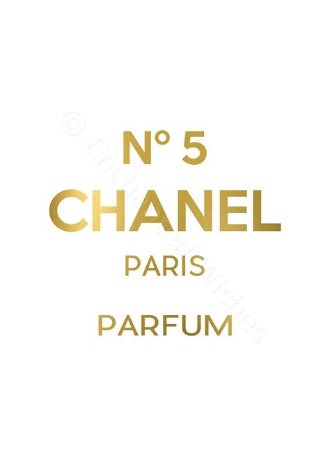 Chanel no 5 template